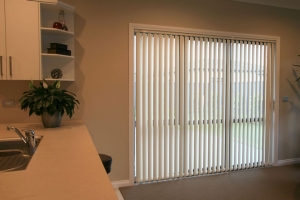 Vertical Blinds in Block-out fabric
