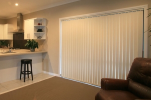 Vertical Blinds in Block-out fabric