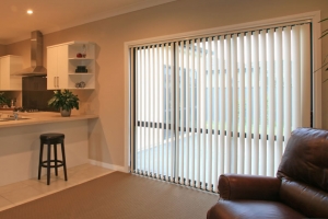 Vertical Blinds in Block-out fabric