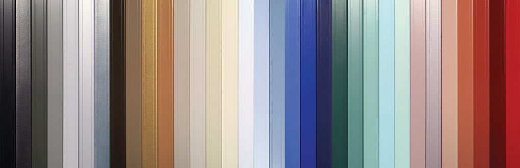 Aluminium 25mm blinds Paint colours